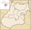 Lage von Mairipotaba in Goiás