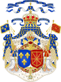 The royal coat of arms of France and Navarre (1589–1792)