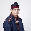 Foto eines Mannes in samischer Tracht
