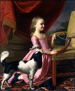 Young Lady with a Bird and Dog, John Singleton Copley, 1767, Toledo Museum of Art