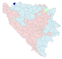 Location of Kostajnica