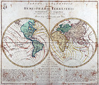 Euler's 1760 world map