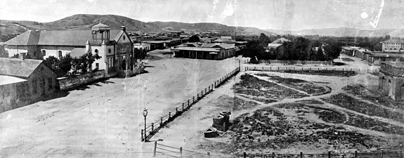 Plaza in 1869