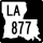 Louisiana Highway 877 marker