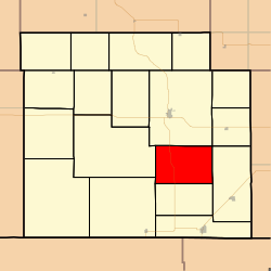 Location in Barber County