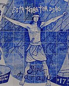 Image of Sepé Tiaraju at the Memorial of Epopeia Riograndense.