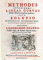 The title page of Euler's Methodus inveniendi lineas curvas