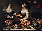 The Fruit and Vegetable Costermonger by Louise Moillon, 1631