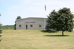 Rockvale Township building along Rt. 2 in Ogle County.