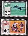 Sonderbriefmarken "WM 1974" der Deutschen Bundespost zur Fußballweltmeisterschaft 1974 [677]