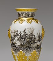 One of a pair of vases, 1720–25