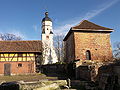 Wandersleben, Thüringen, Wohnturm eines Burgmannensitzes um 1250