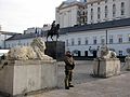 SOP officer guarding Presidential Palace, Warsaw