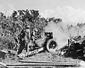 British 3.7-inch mountain howitzer crew in action in Burma, 1944