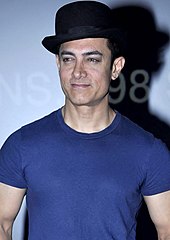 Aamir Khan at the trailer launch of Dhoom 3 in 2013.