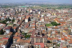 Aerial view of Acerra