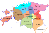 Counties of Ancient Estonia