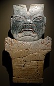 800-400 BCE; serpentine, cinnabar; Dallas Museum of Art