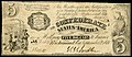 Five Confederate States dollar (T35)