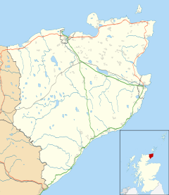 Landhallow is located in Caithness