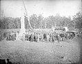 Dedication of the Gregg Cavalry Shaft, East Cavalry Field, Gettysburg, Pennsylvania, 1884.