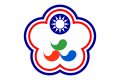 Flag of Chinese Taipei used in the Paralympic Games (1994–2004)