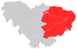Location of Cili County within Zhangjiajie