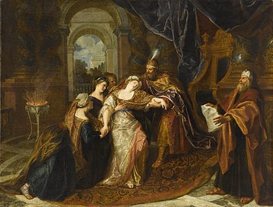 The Swooning of Esther, 1704, Louvre