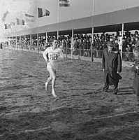 Henri Clerckx (nach einem Crosslauf im Jahr 1963) – Rennen nicht beendet