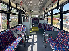 2022 Nova Bus LFSe+ #7157 interior