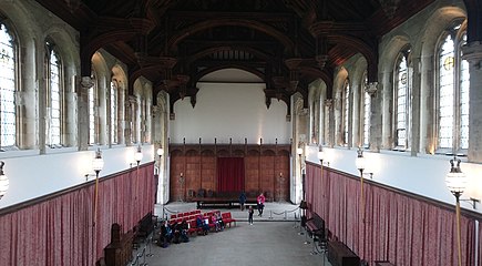 The great hall in 2018