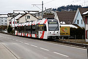 ABe 4/8 operating as S15 service between Wil SG and Frauenfeld (operated by AB since 2021)