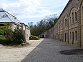 Court between the entry and the main barracks