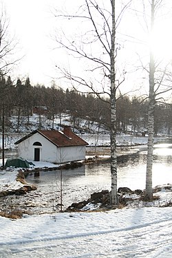 Old forge in the eastern part of Fredriksberg