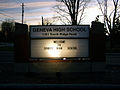 Geneva High School Sign