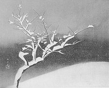 Hayami Gyoshū: Nächtlicher Schnee