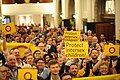 ILGA-Europe conference 2018 participants on Intersex Awareness Day, 2018