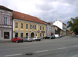 Komenského Square, centre of the town