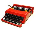 Kofferschreibmaschine „Valentine“, entworfen 1969 von Ettore Sottsass