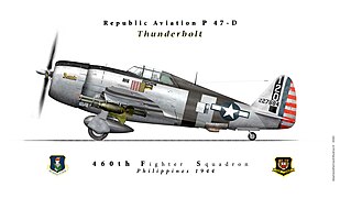 P-47D 460th Fighter squadron Philippines 1944