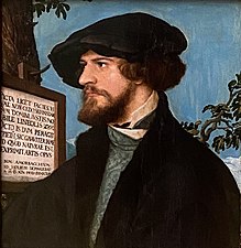 Portrait of Bonifacius Amerbach, 1519. Oil and tempera on pine, Kunstmuseum Basel