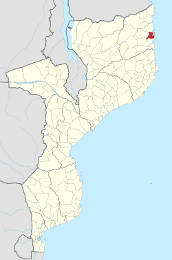 District location in Mozambique