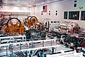 Overview of the SSPF factory floor filled with space station modules