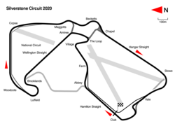Layout of the Silverstone Circuit