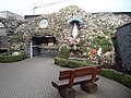 The grotto dedicated to Our Lady of Lourdes.