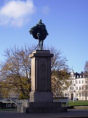Statue of Charles IX in Karlstad, 1926