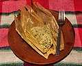 Image 11Chipilín Tamal, a common dish usually eaten at dinner. (from Culture of Guatemala)