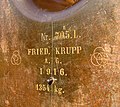 Krupp inscription on breech