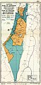 United Nations Partition Plan for Palestine, showing the city of Jerusalem as an international zone