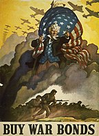 Fighting Uncle Sam, 1942 US Treasury poster